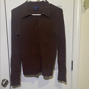 J. Crew Women's Chocolate Cardigan